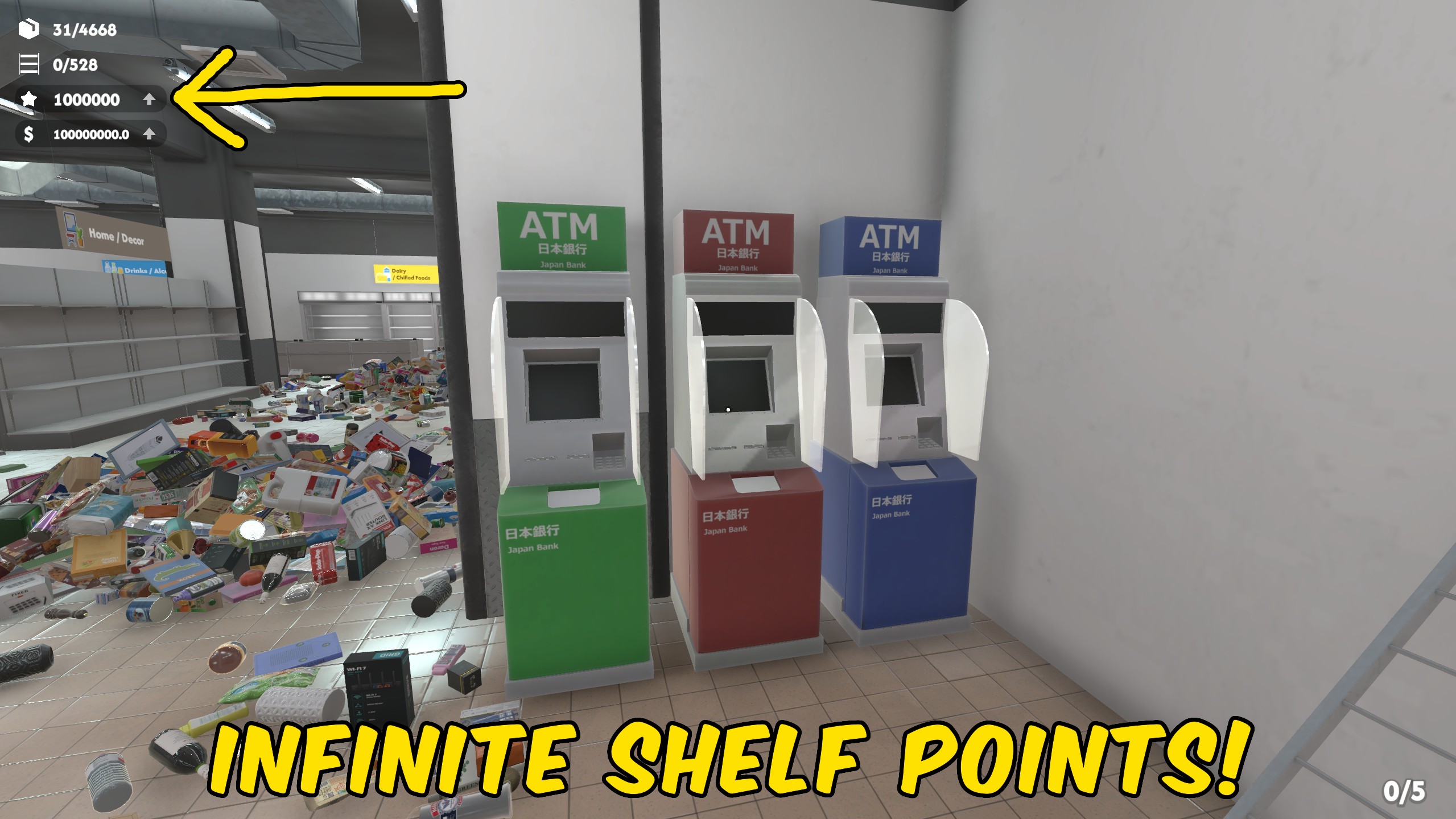 Supermarket Chaos — Shelf Point Manager (screenshot 2)